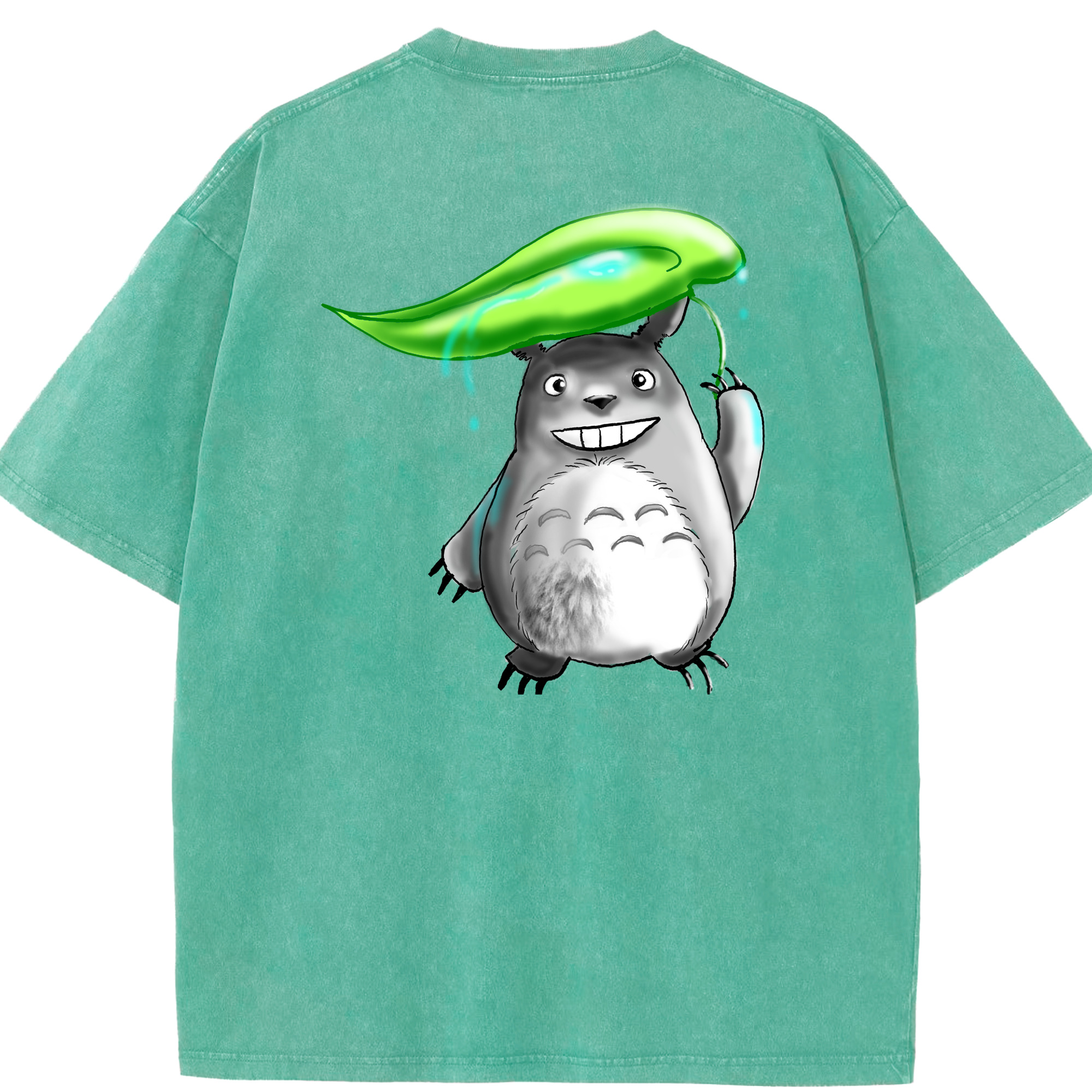 （画像用） となりのトトロ 草壁メイ 草壁サツキ My Neighbor Totoro Satsuki Kusakabe Mei Kusakabe 綿100% ヴィンテージ風 半袖Tシャツ（背面プリント）